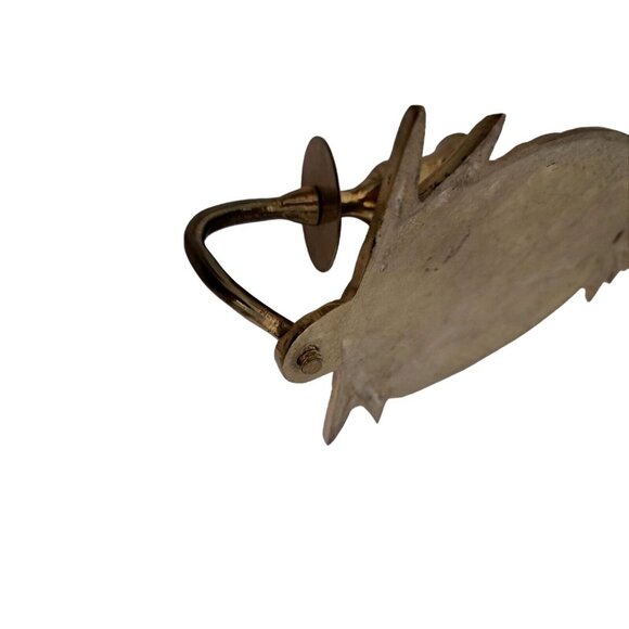 Vintage Brass Pineapple Wall Sconces Candle Holders Mid Century Modern MCM  FLAW - Picture 3 of 13